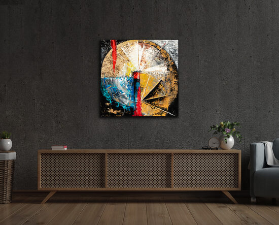 Plexikép - 70x70 cm - Időhurok